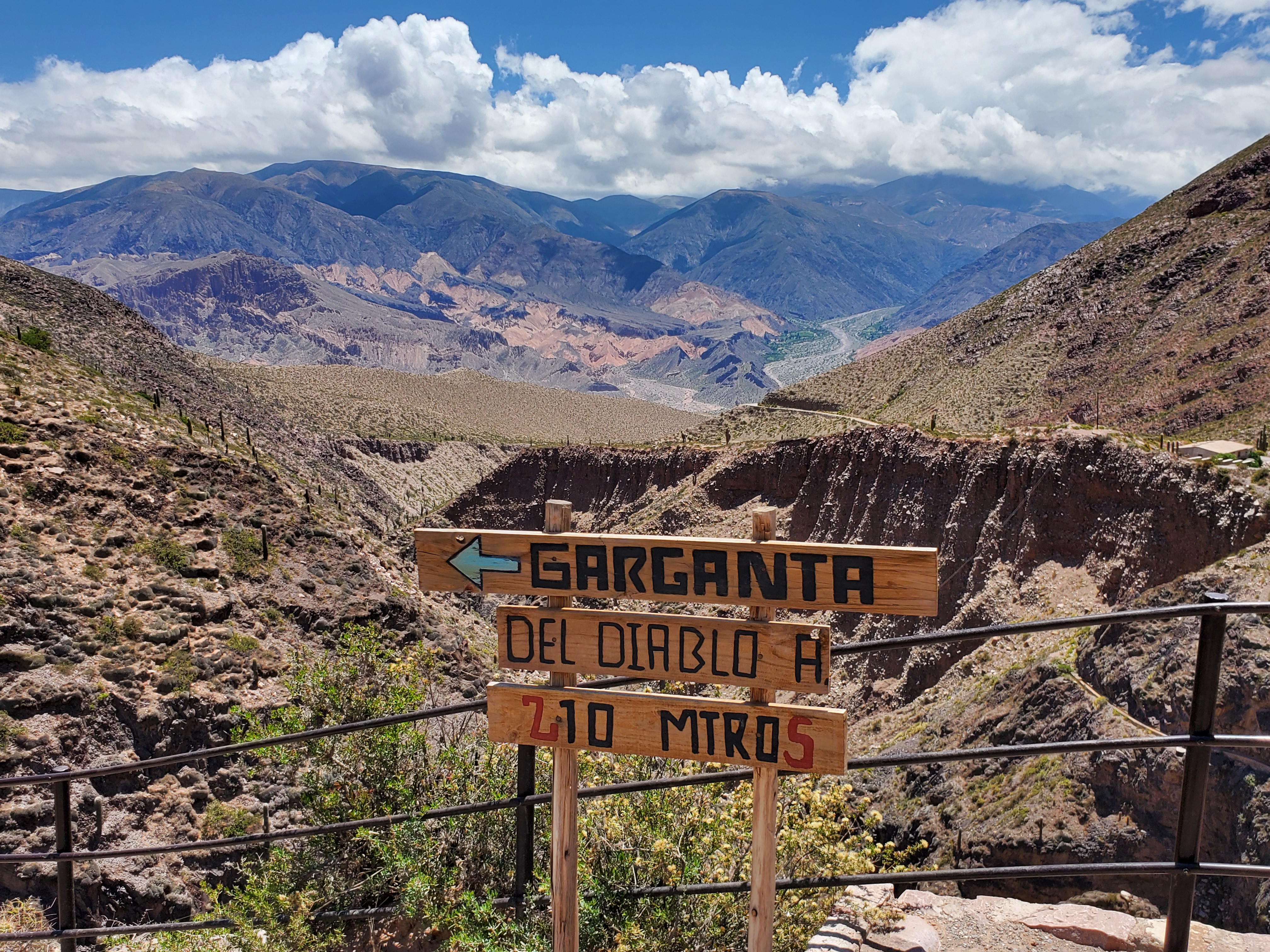 Garganta del Diablo panoramic view